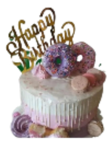 Torta Redonda Decorada Para Cumpleaños Y Eventos Speciales