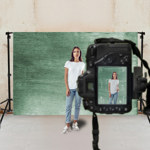 Fundo Fotográfico Textura Backdrop Em Tecido 1,50x2,20m Cor Textura - Ffh471