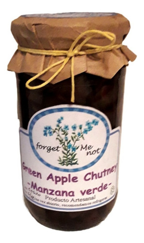Chutney Manzana Verde Forgetmenot 450g Frasco