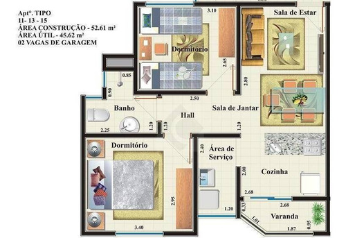 Imagem 2 de 4 de Apartamento Residencial À Venda, Núcleo Residencial Professor Carlos Aldrovandi, Indaiatuba - Ap0270. - Ap0270