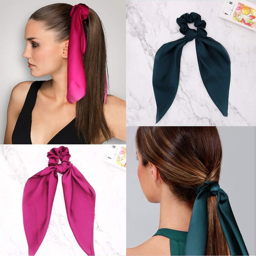 Bufanda For El Cabello Con Lazo Elástico De Seda