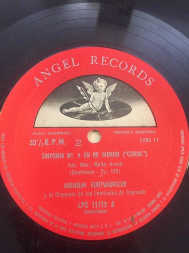 Wilhelm Furtwangler Beethoven Disco Vinilo Lp Box Angel (Usado)