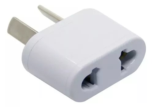 Adaptador Enchufe Americano Pata Recta Y Redonda A Oblicua