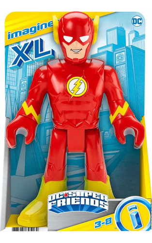 Figura De Acción Flash Xl Imaginext Dc Super Friends