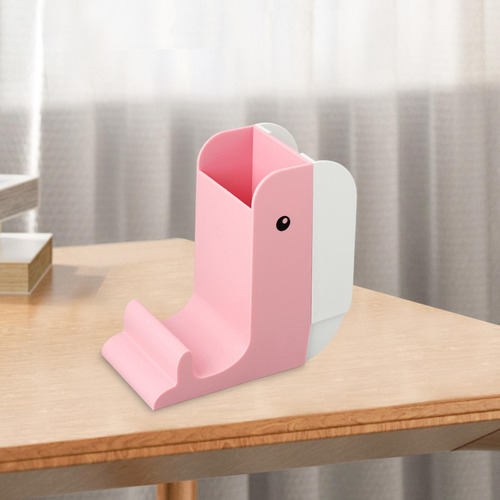 Organizador De Mesa Con Forma De Animal, Portalápices Rosa