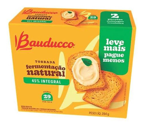 Bauducco torrada integral 284g