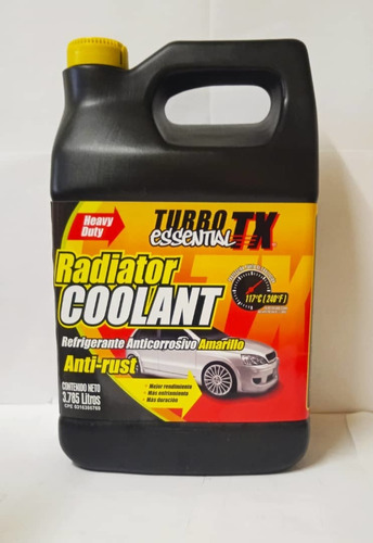 Refrigerante Anticorrosivo Amarillo. Turbo Tx Essential