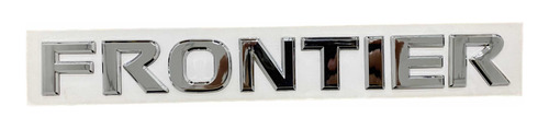 Emblema Logo Letra Frontier Cromada