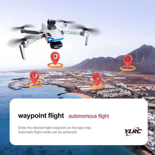 Drone 8k Hd Sensor De Obstáculos 5 Kilómetros 30min De Vuelo