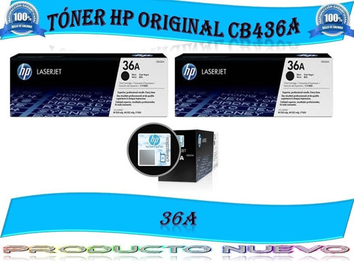  Tóner Negro Hp 36a Laser Jet (cb436a)