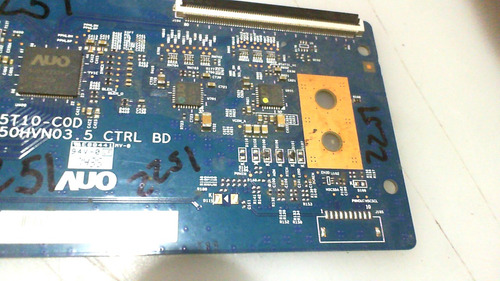 Tarjeta T-con Vizio 55t10-c0d E550i-b2 T550hvn03.5 Ctrl Bd (Usado)