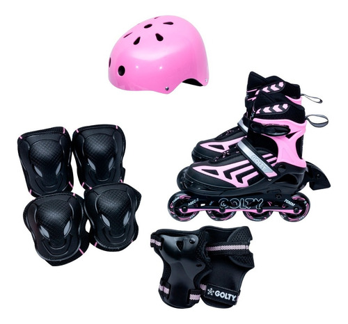 Patines Golty Speed Max Con Kit De Protección 