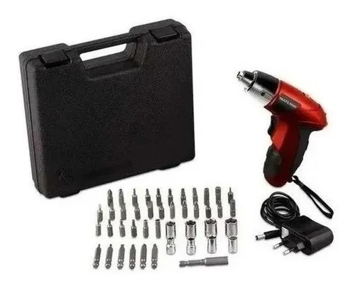 Parafusadeira De Bateria 4,8 Volts Bivolt Com 44 Peça Ho063