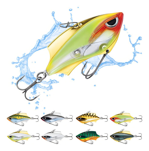Cuchilla Rapala Rap-v de Isca, 6 cm, 14 g, color payaso