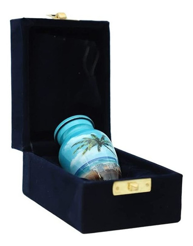 Hlc Urnas Urna De Recuerdo  Lovely Blue Beach Small Kee...