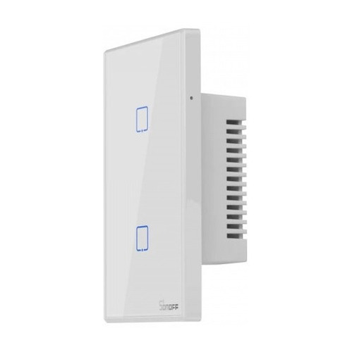 Imagen 2 de 7 de Interruptor Sonoff Wifi Touch 2 Canales Compati Alexa/google