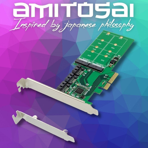 Tarjeta Controladora Pcie X4 5 Puertos Sata 3.0 M.2 B Key