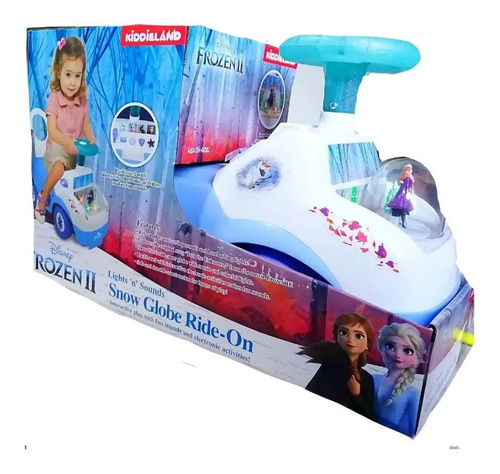 Carro Montable Frozen Con Luz Y Sonidos Kiddieland