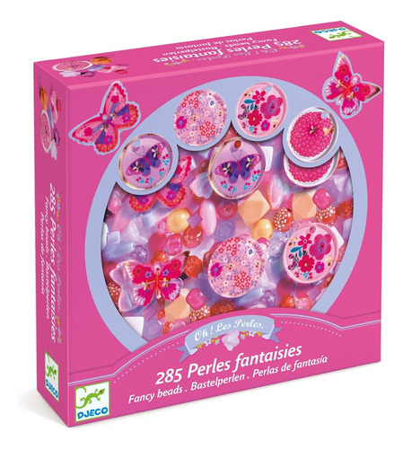 Juego Para Armar Pulseras Perlas Fantasia Mariposas Djeco