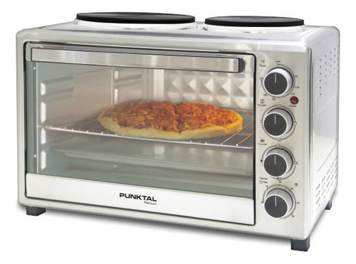 Horno Eléctrico Punktal 1200w 35lt Inox