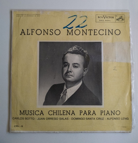 Lp Alfonso Montecino - Musica Chilena Para Piano. J 