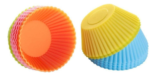 Mini Pan De Muffins Tvoip Moldes De Cupcake De Silicona 2 24