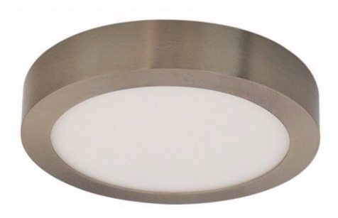 Imagen 2 de 9 de Plafon Led Panel Redondo Platil Spot 18w Luz Calida Fria