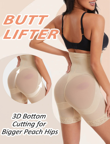 Bragas Mujer Pantalones Cortos De Encaje Reductora Abdomen