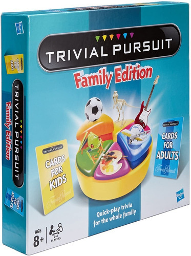 Juego De Mesa Trivial Pursuit Family Edition Ingles Hasbro
