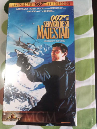 Peliculas Vhs, 007 Al Servicio De Su Majestad, Sellada