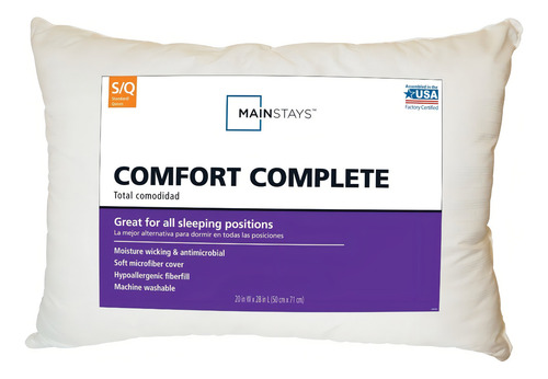 Almohada Mainstays Comfort Complete