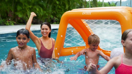 Arco De Futbol C/ Pelota Inflable Intex #58507