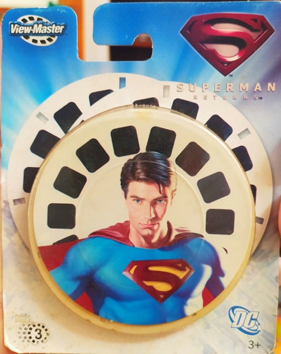 3 Disco De View Máster - 3d - Superman