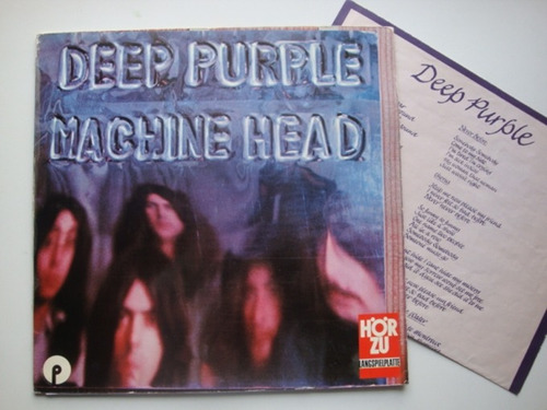 Deep Purple Machine Head Lp Vg+ Vinilo Aleman 72 Hh