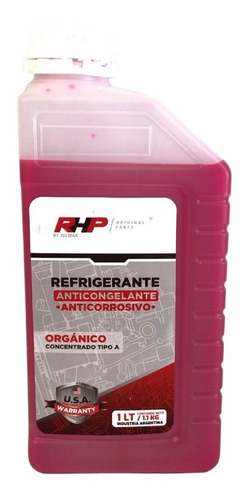 Liquido Refrigerante Concentrado 1litro Rojo