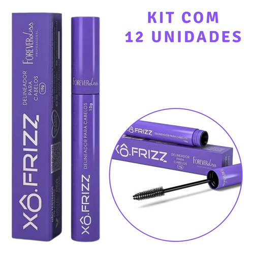 Xô Frizz Modelador De Fios Forever Liss 10 G - 12 Unidades