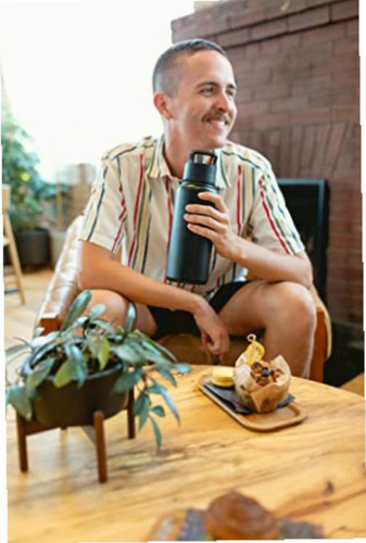 Simple Modern Water Bottle With Straw And Chug Lid Vacuum Color -forest