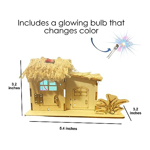 - Build Glowing Cottage & Night Light Craft Kit | Learn...