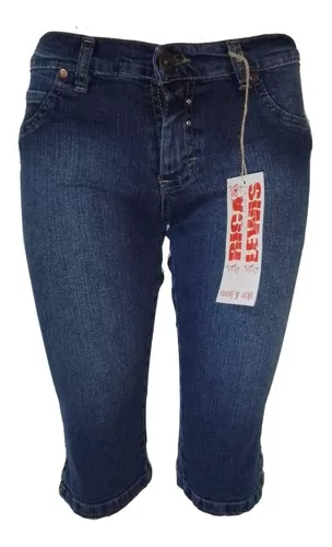 Pantalon Jean Clasico Mujer Elastizado Tiro Medio