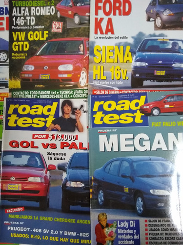 Revista Road Test 1997 Precioxc/u  Nro 75 Al 86 De Coleccion