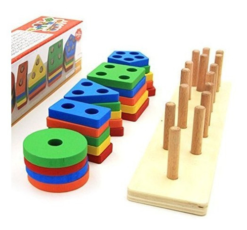 Imagen 5 de 6 de Revanak - Juguetes Educativos De Madera Para Niños Pequeños