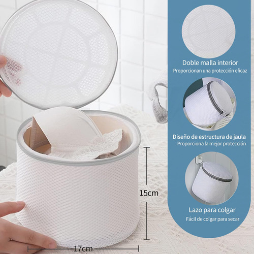 4 Pcs Bolsas De Lavandería, Gran Capacidad Bolsas De Malla