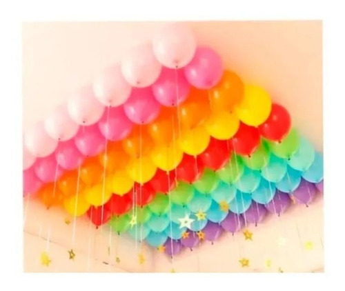 Imagen 3 de 4 de Cinta Puntos Adhesivos Bifaz Para Globos 1 Pack X 100 Unid.