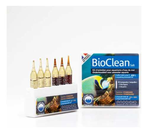 Prodibio Bioclean Salt Caja 6 Ampollas Acuario