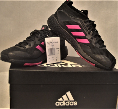 Imagem 1 de 9 de Tenis Esportivo adidas Pulseboost Hd T Pto/rosa Caminhada ..