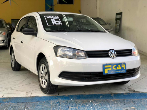 Imagem 3 de 10 de Vw Gol 1.0 2016 4 Portas Ar Cond E Direção Hid