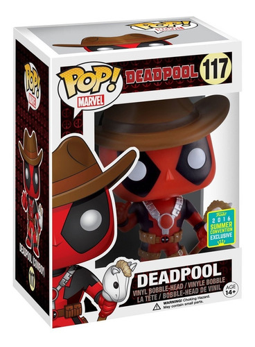 Funko Pop Marvel Deadpool #117 Exclusive 2016 Convention