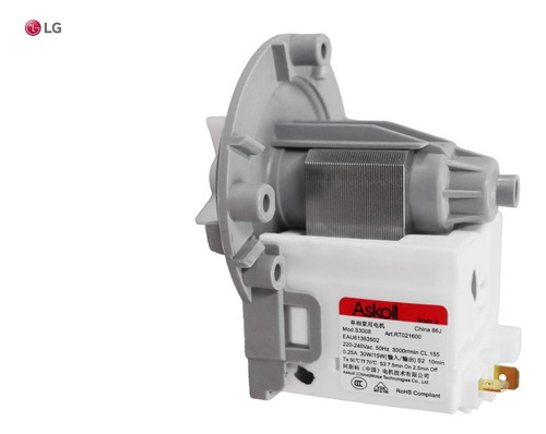Eletrobomba Bomba Drenagem LG Wf-t1022tp Wt-h8006 T1407tpx