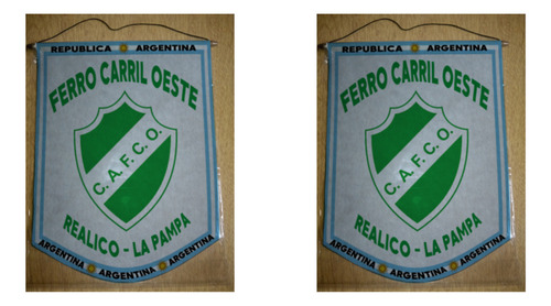 Banderin Mediano 27cm Ferro Realico La Pampa