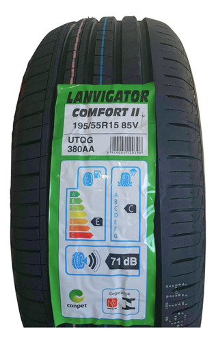 4 Pneu 195/55r15 Comfort Ii Tl 85v Lanvigator Gol Fox Polo V